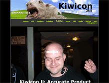 Tablet Screenshot of 2008.kiwicon.org