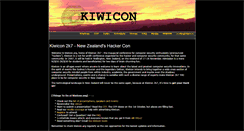 Desktop Screenshot of 2007.kiwicon.org